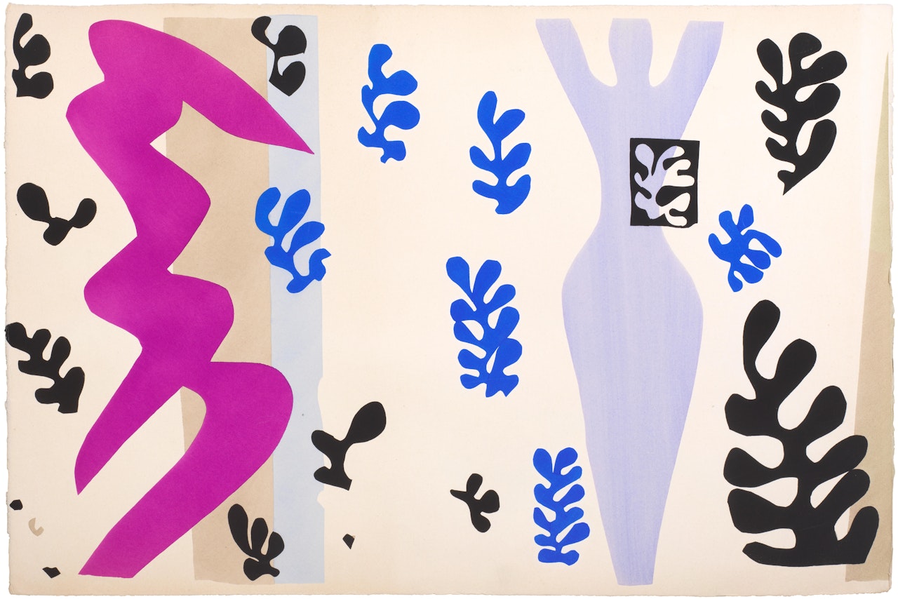 Le Lanceur de Couteaux, from Jazz by Henri Matisse