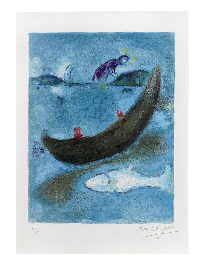 Le Dauphin Mort et les Trois Cents Ecus, from Daphnis et Chloé by Marc Chagall