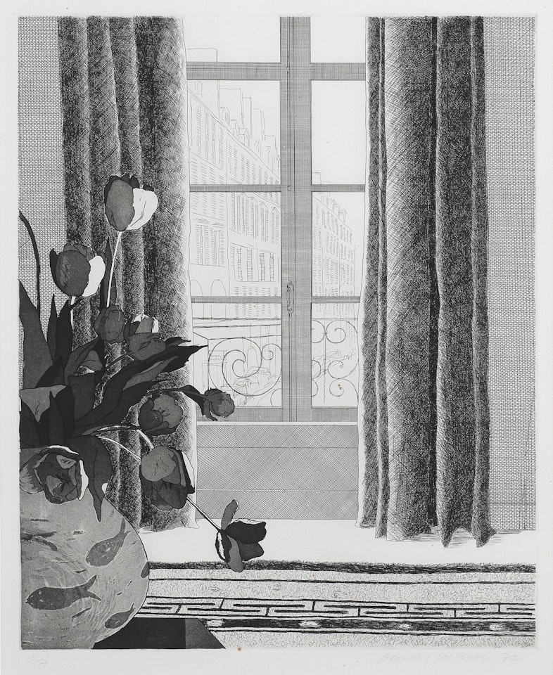 Rue de Seine by David Hockney