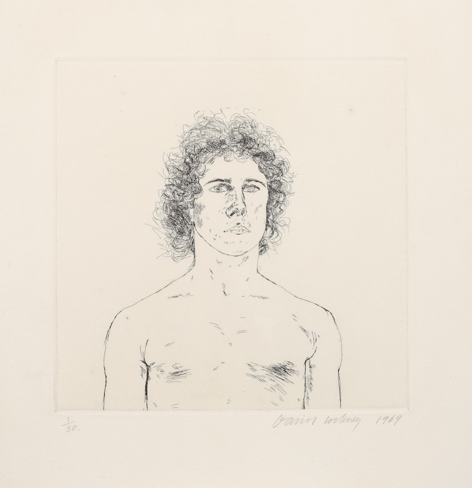 Wayne Sleep by David Hockney