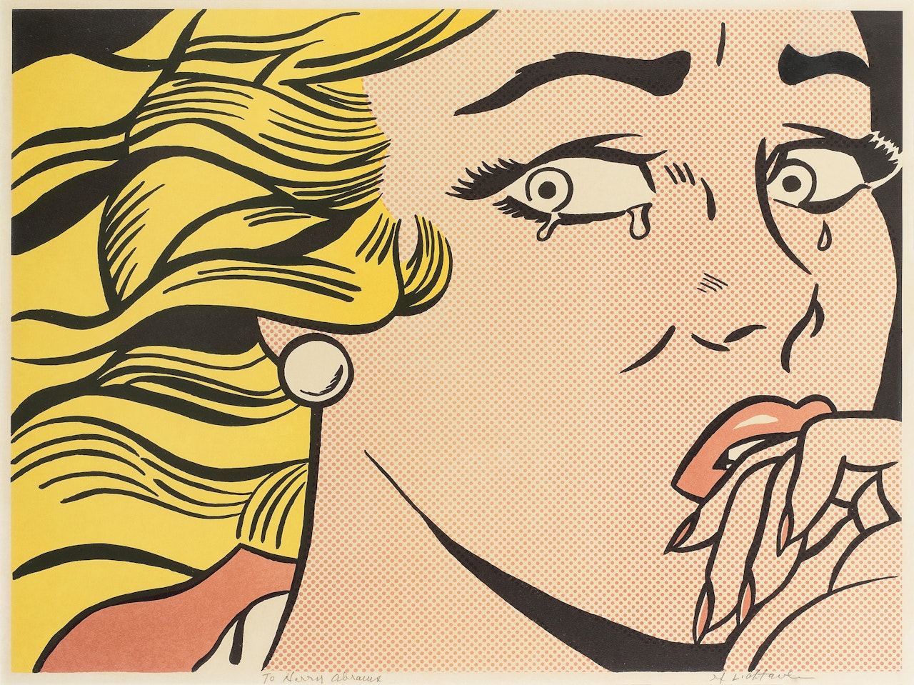 Crying Girl by Roy Lichtenstein