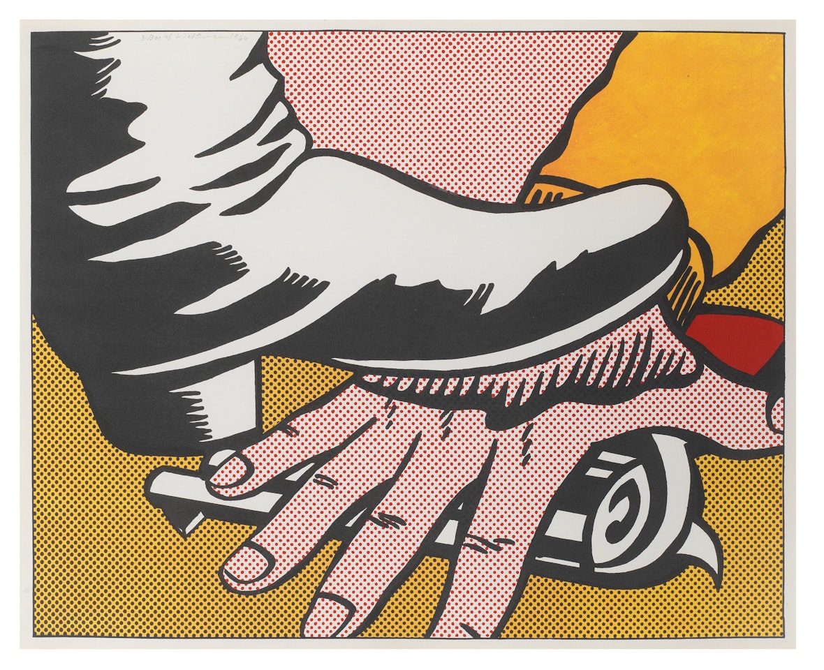 Foot and Hand by Roy Lichtenstein