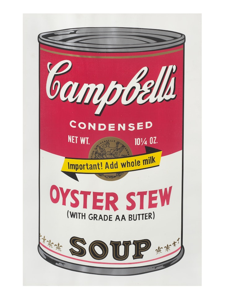 Oyster Stew, from Campbell's Soup II by Andy Warhol