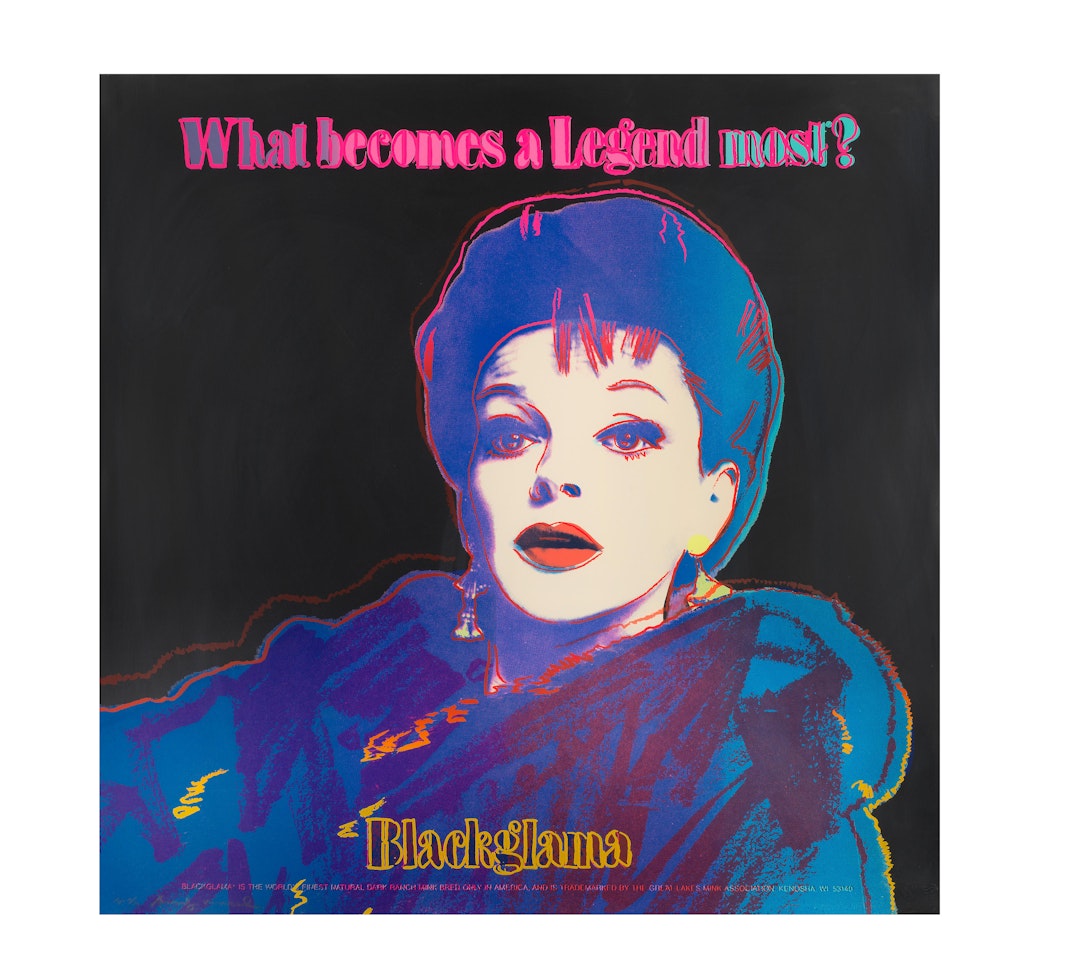 Blackglama (Judy Garland), from Ads by Andy Warhol