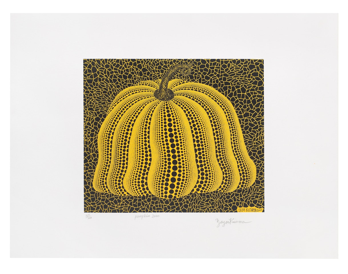 Pumpkin  (Yellow) by Yayoi Kusama