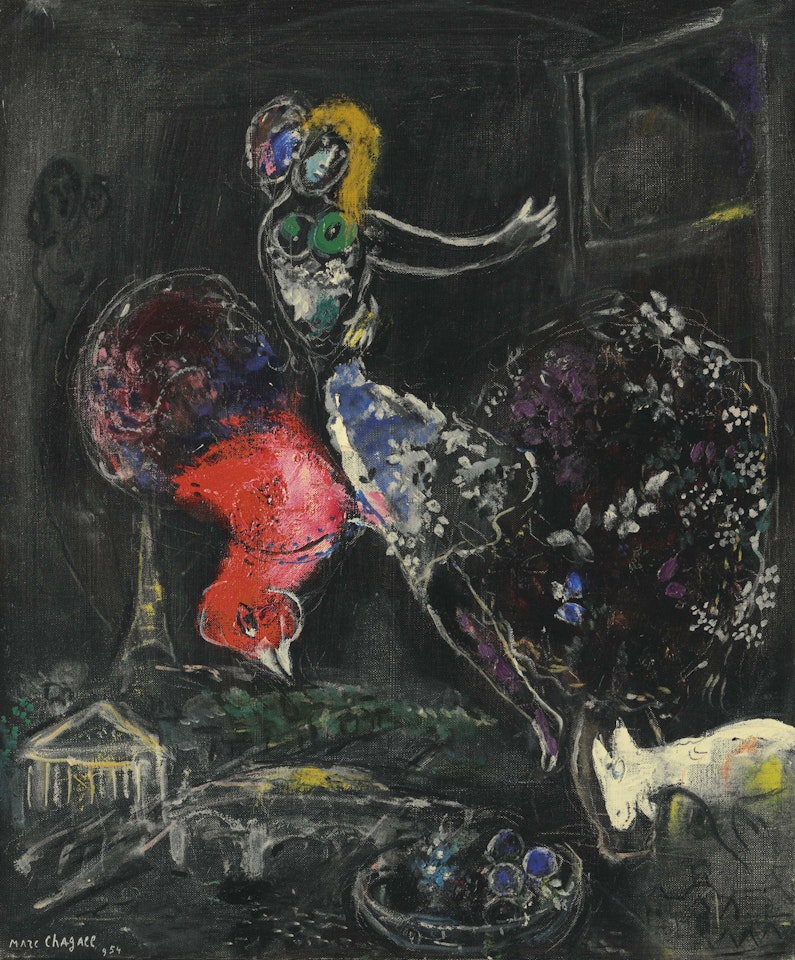 La Nuit (Série de Paris) by Marc Chagall