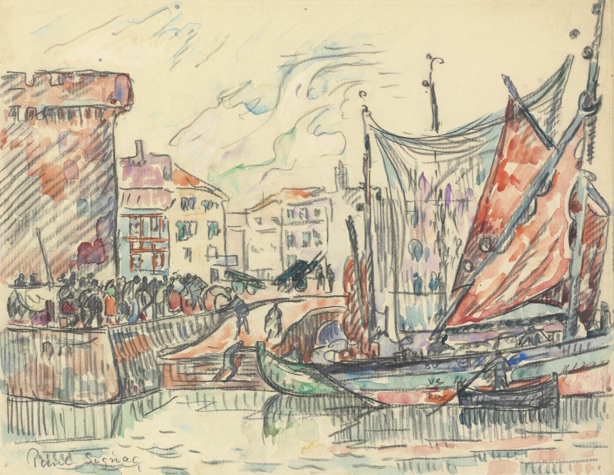La Rochelle by Paul Signac
