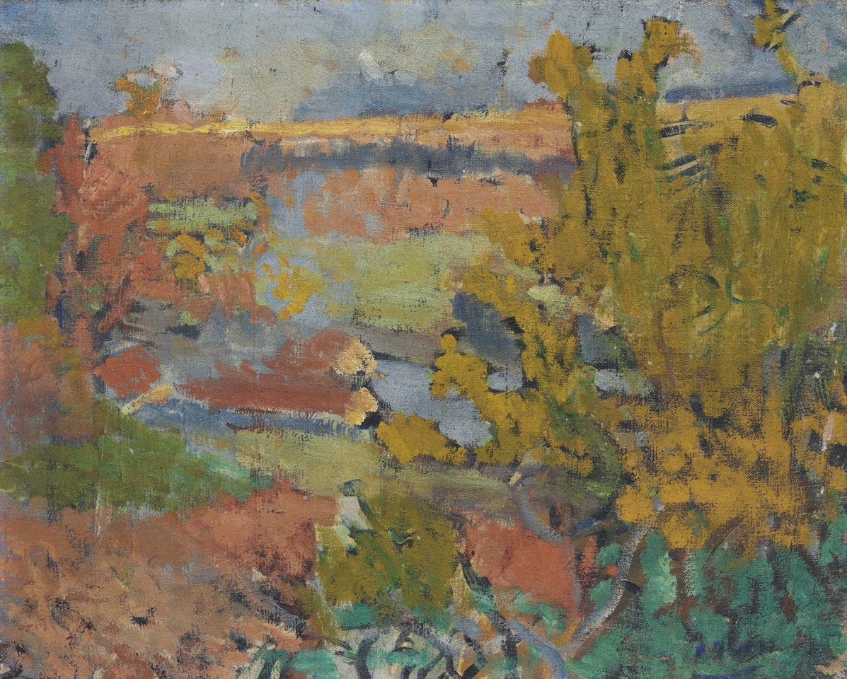 Paysage aux environs de Chatou by Andre Derain