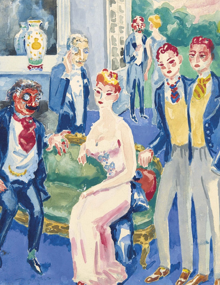 Charlus se fait présenter les fils de Surgis (A la recherche du temps perdu) by Kees van Dongen