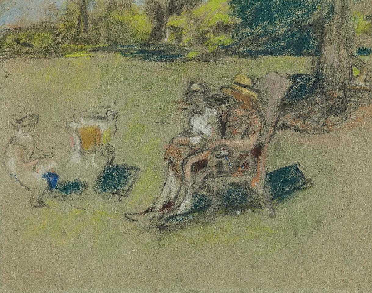 Madame Henri Kapferer et ses enfants by Édouard Vuillard