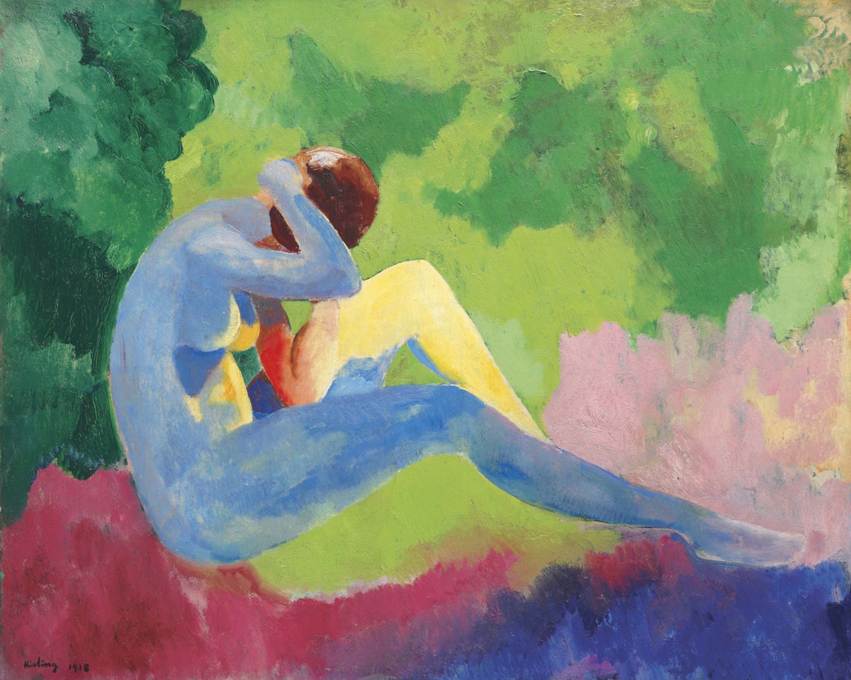 Nu dans le paysage by Moïse Kisling