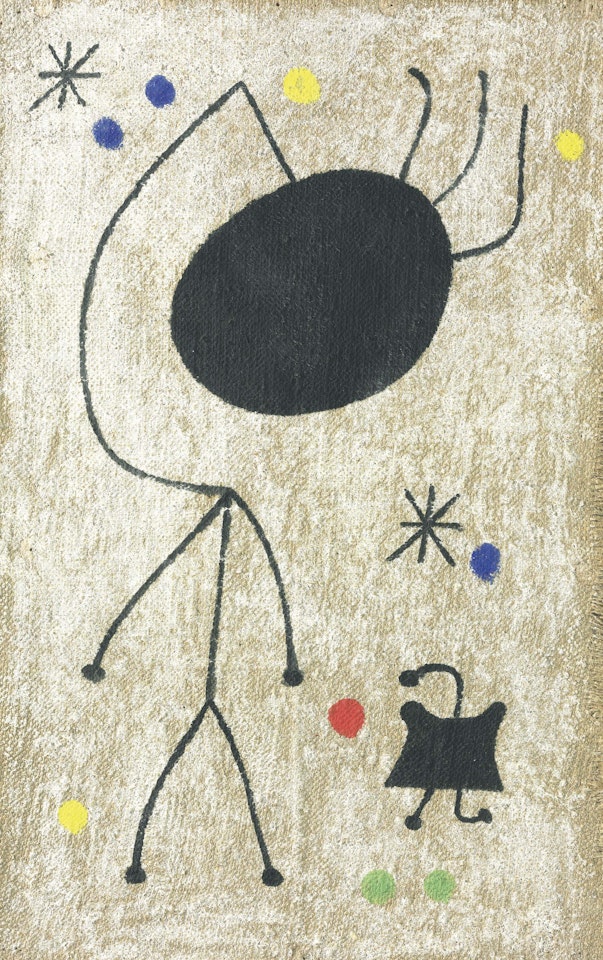 Personnages dans la nuit by Joan Miró