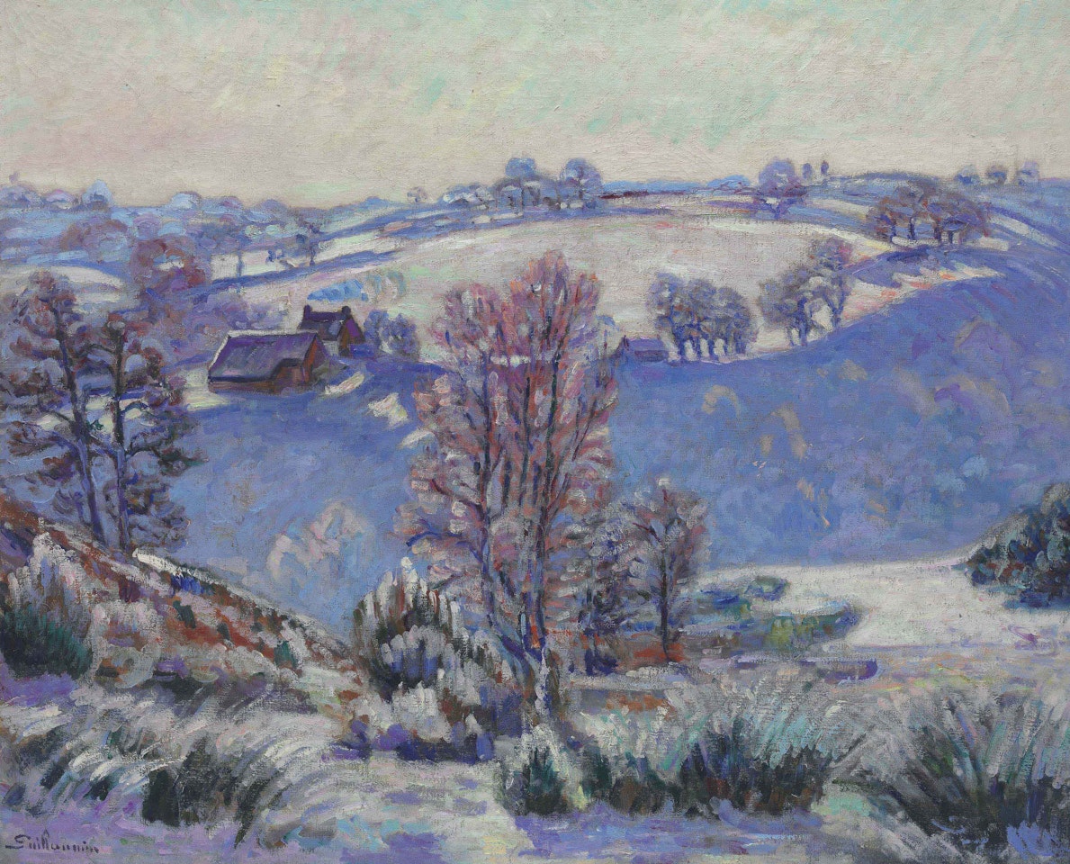 Gelée blanche à Crozant by Armand Guillaumin