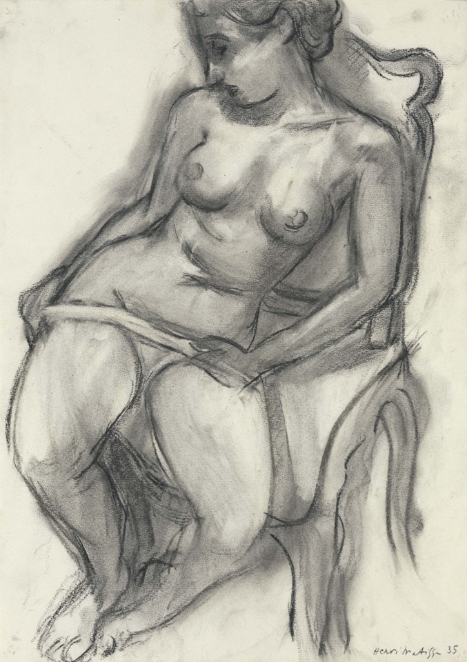Nu dans un fauteuil by Henri Matisse