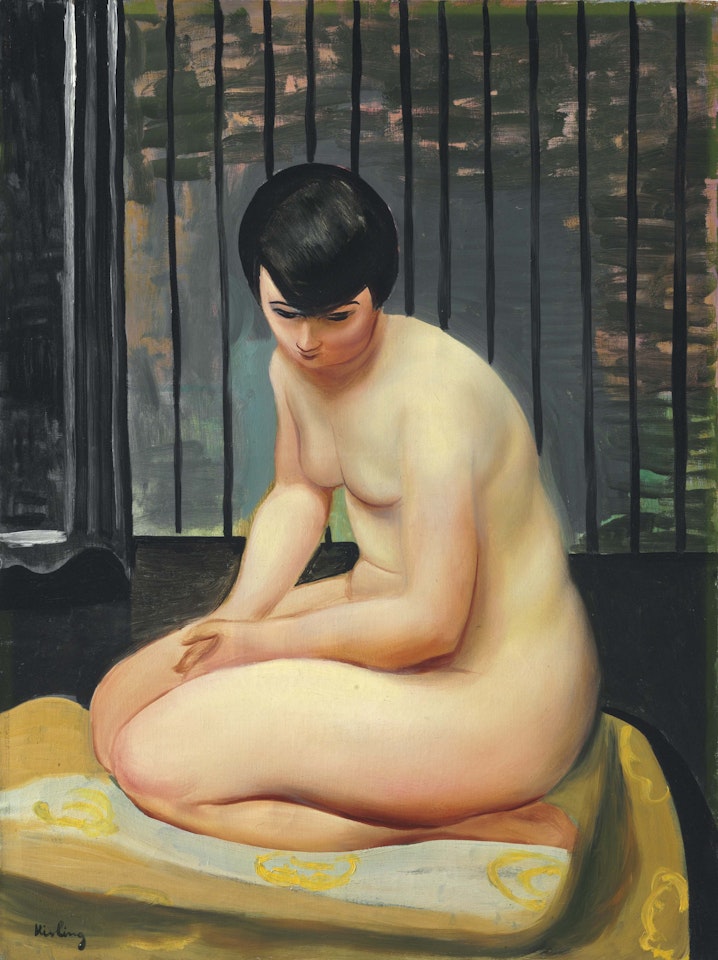 Femme nue assise by Moïse Kisling