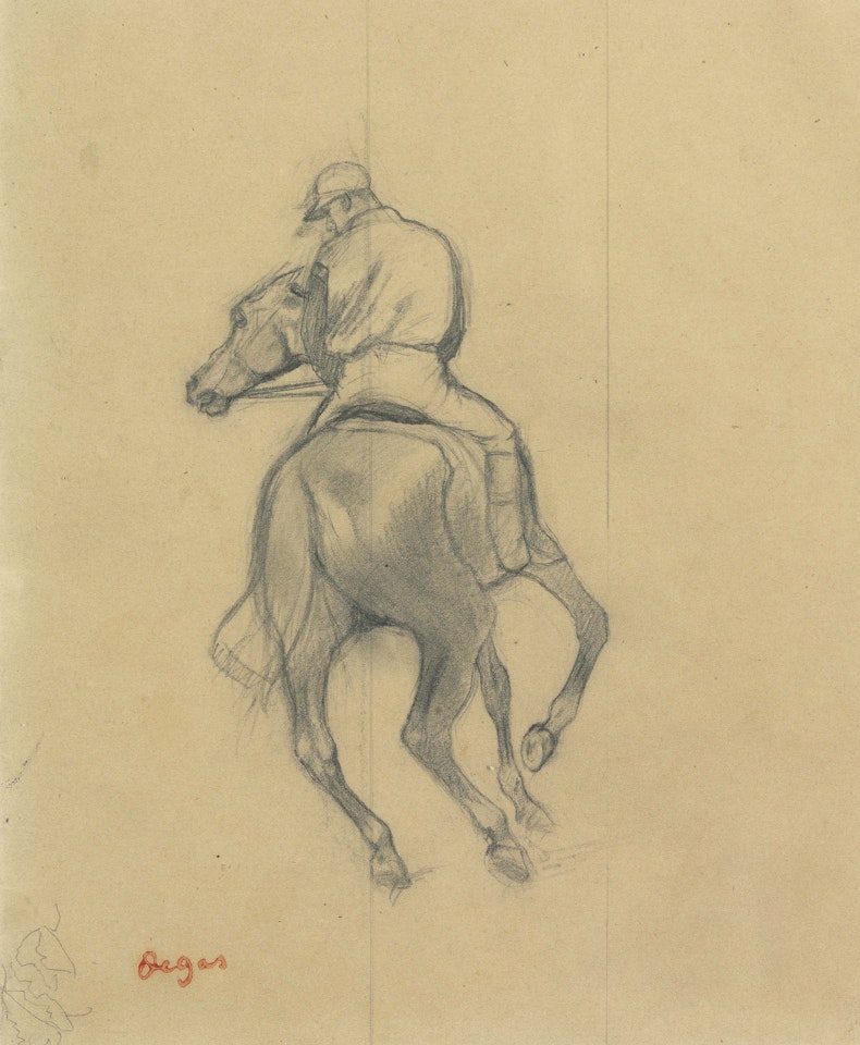 Jockey by Edgar Degas