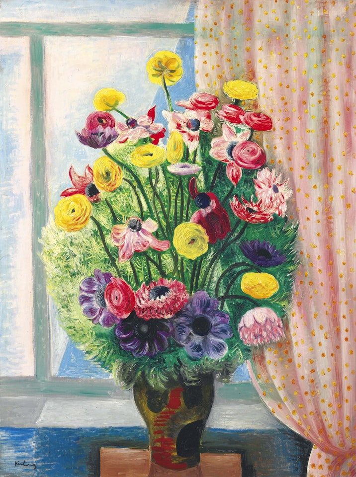 Bouquet de fleurs by Moïse Kisling