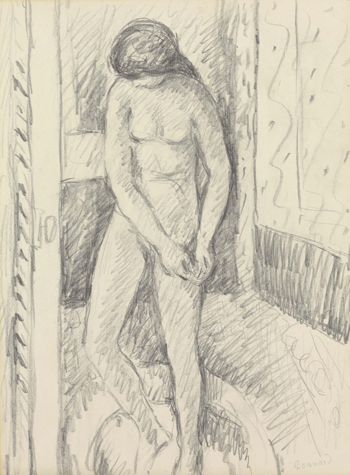 Nu debout à sa toilette by Pierre Bonnard