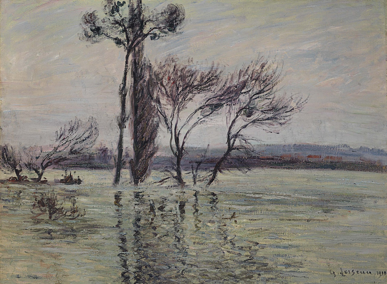 La pointe de l'île submergée by Gustave Loiseau