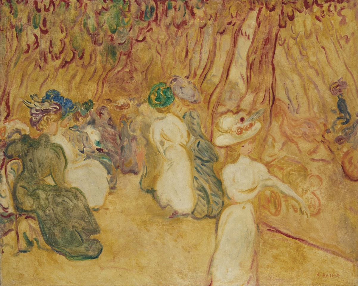 La promenade des élégantes by Louis Valtat