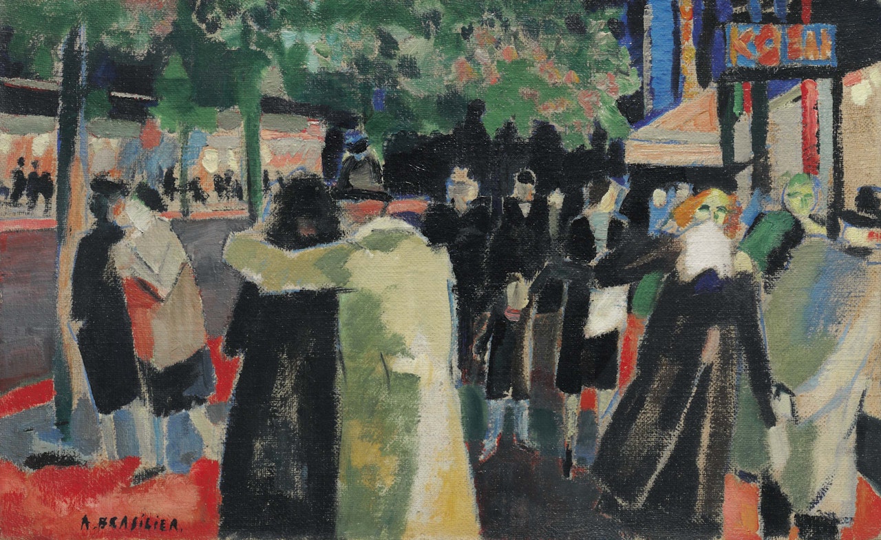 Les amoureux de Montparnasse by André Brasilier