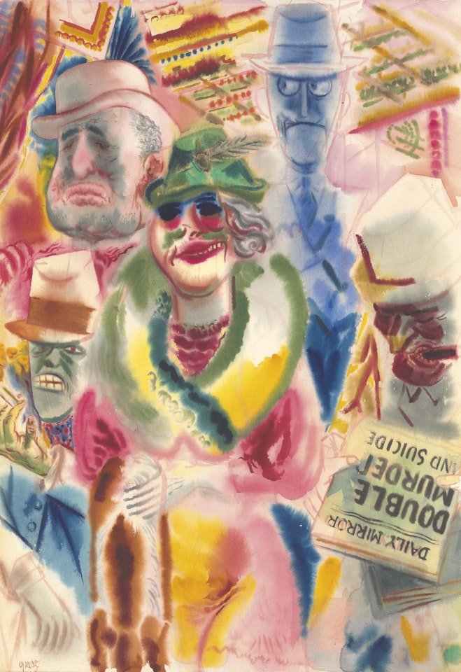 Evening Paper, Daily Mirror by George Grosz