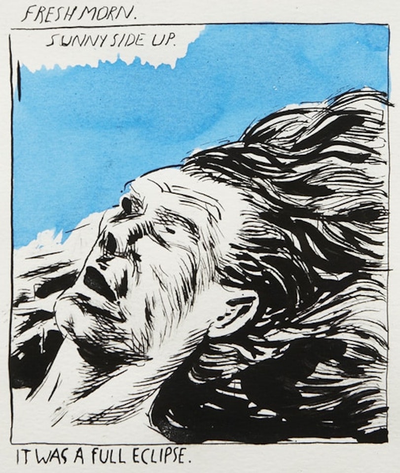 Untitled, fresh morn, sunny by Raymond Pettibon