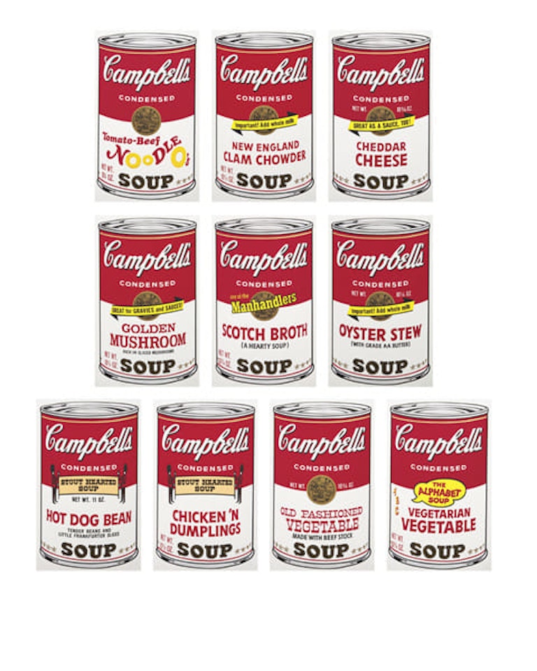 Campbell's soup II, portfolio by Andy Warhol