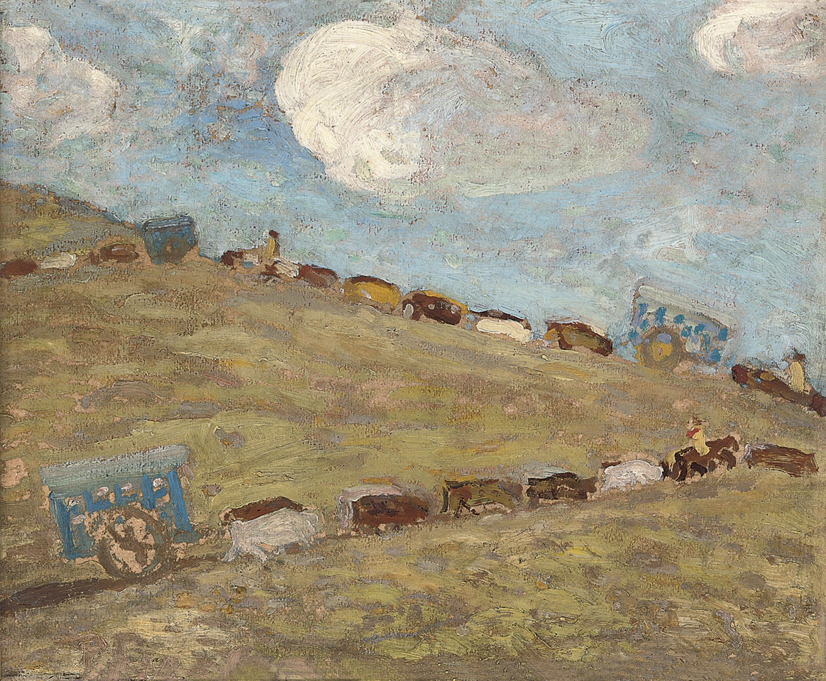 El camino de la sierra by Pedro Figari
