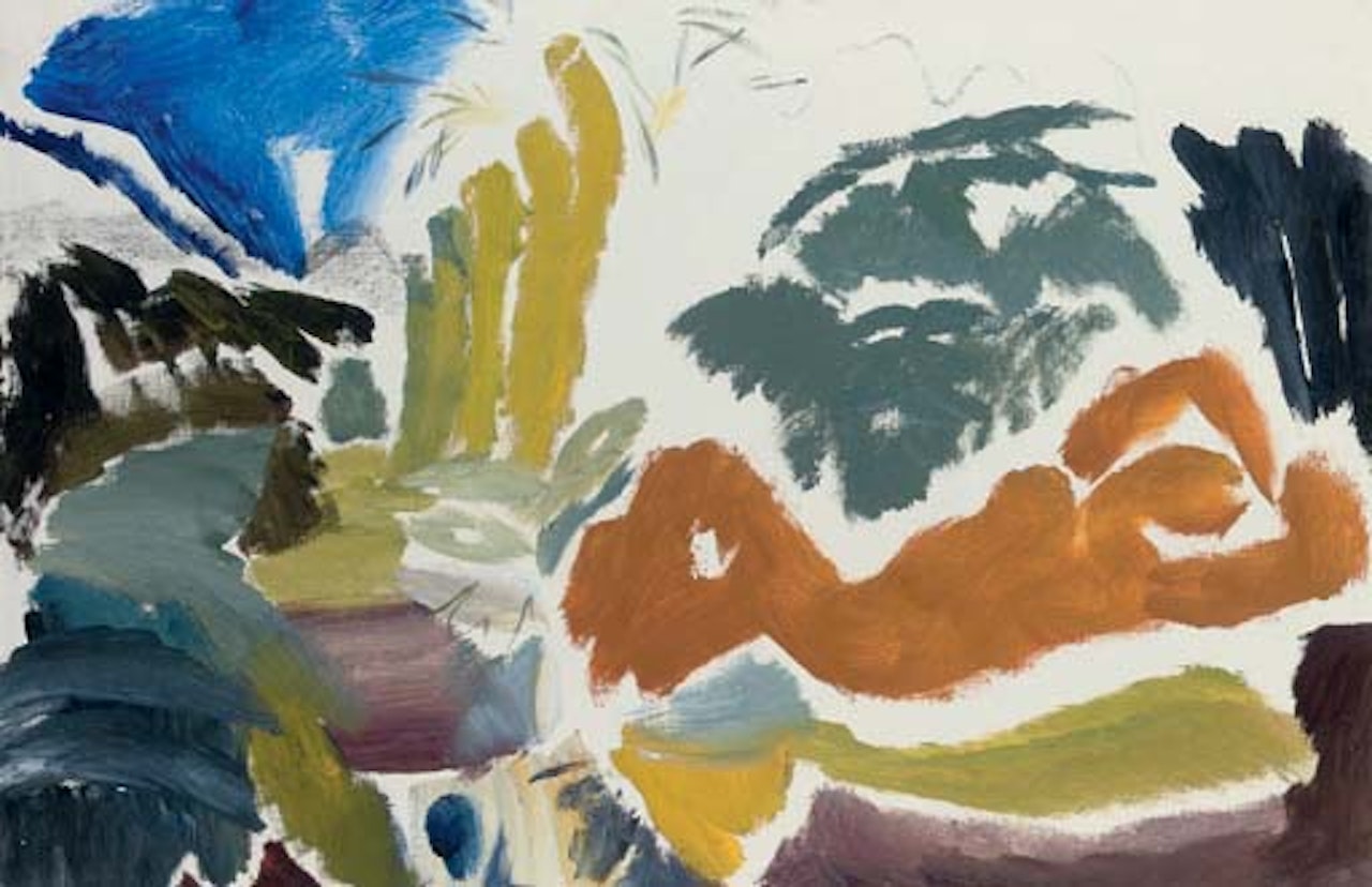 Sunbather by Ivon Hitchens