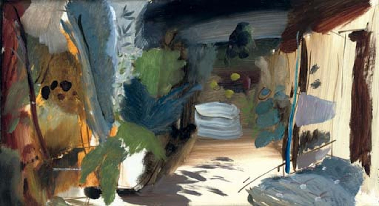 Terrace pool, summer by Ivon Hitchens