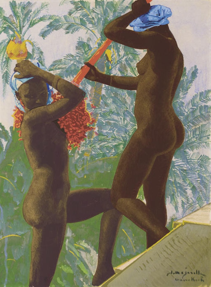 La cueillette des dattes by Jacques Majorelle