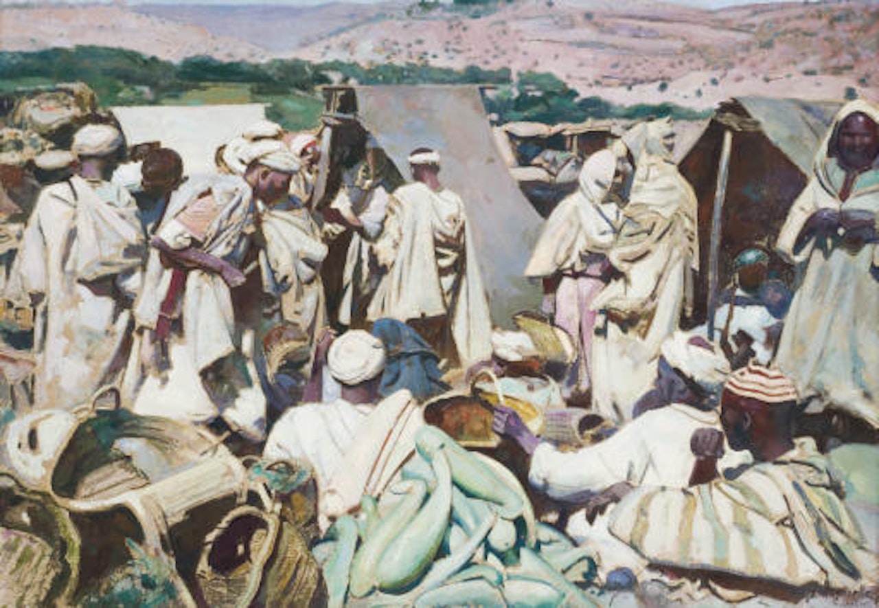 Le marché aux courges by Jacques Majorelle