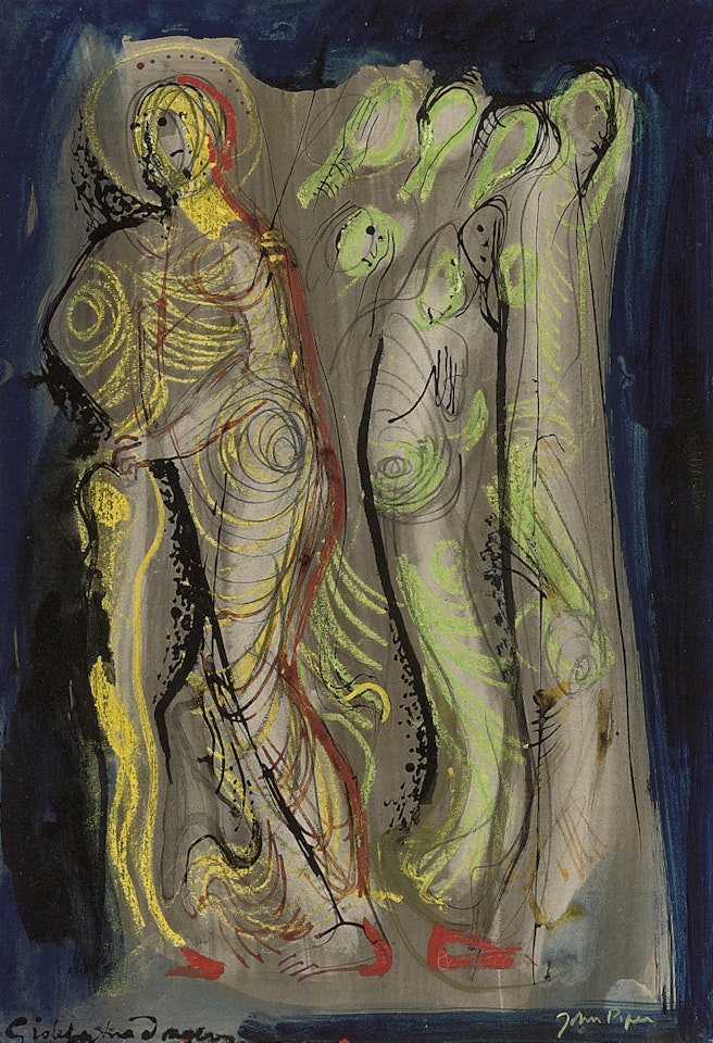 Autun, Gislebertus' Drapery by John Piper