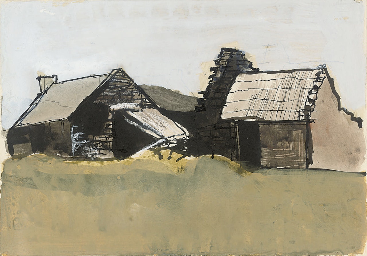 Farm buildings, Co. Kerry by Keith Vaughan