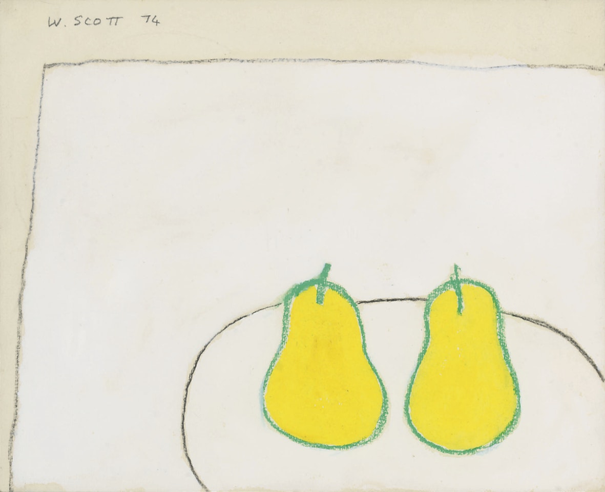 Study for a Painting, Pears by William Scott