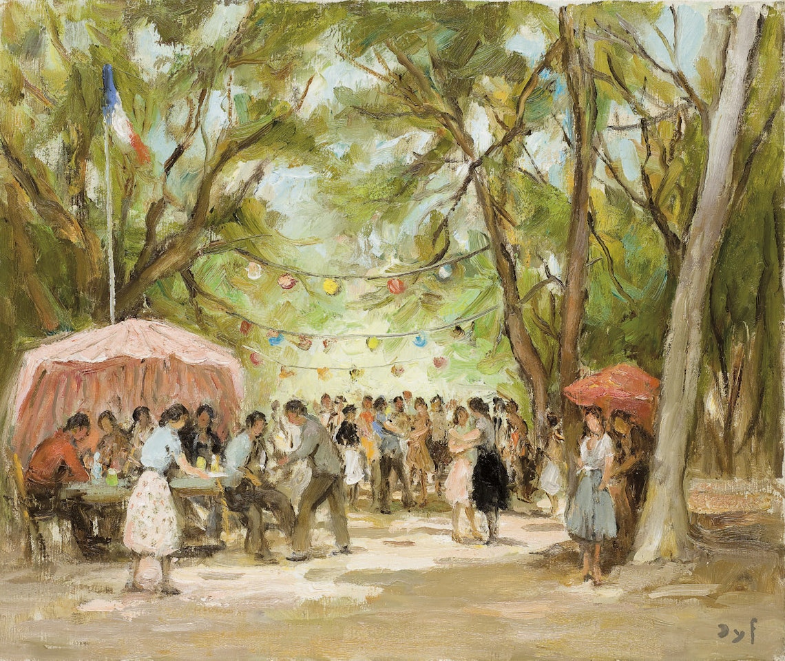 Kermesse au château de Kerallier by Marcel Dyf