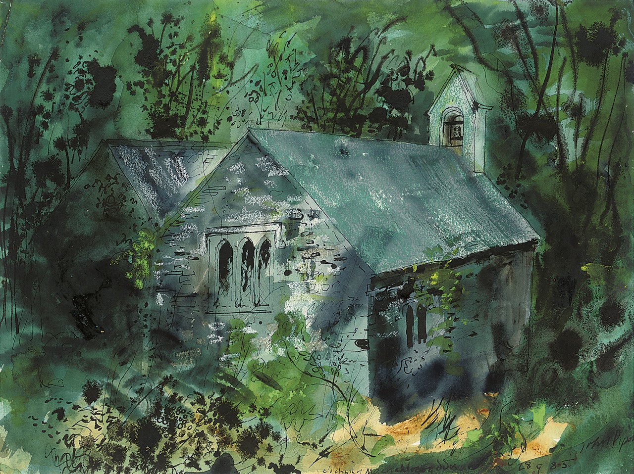 St Dogmael's Church, Mynachlogddu by John Piper
