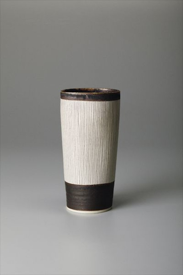 Beaker vase by Lucie Rie