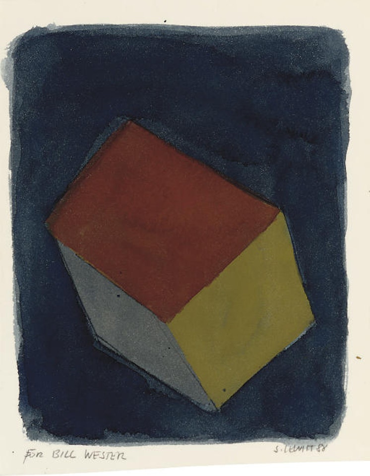 Isometric Figure by Sol LeWitt