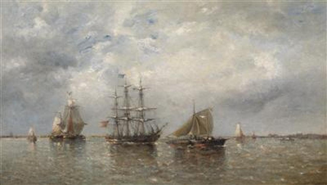 Maritime Scene  by François Etienne Musin