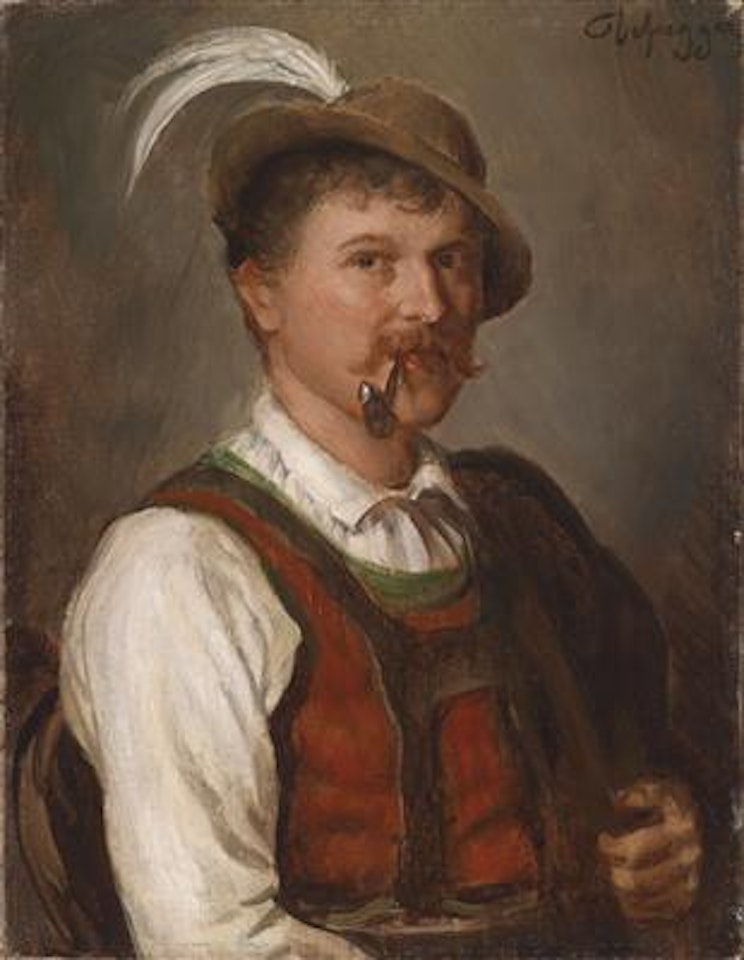 Young Boy in Sunday Attire by Franz von Defregger