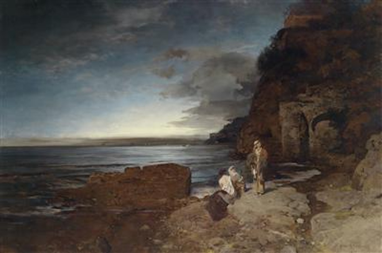Evening on the Coast by Oswald Achenbach