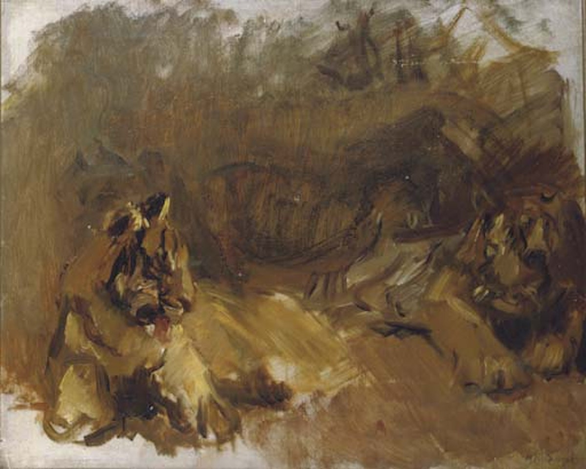 Lions by Max Slevogt