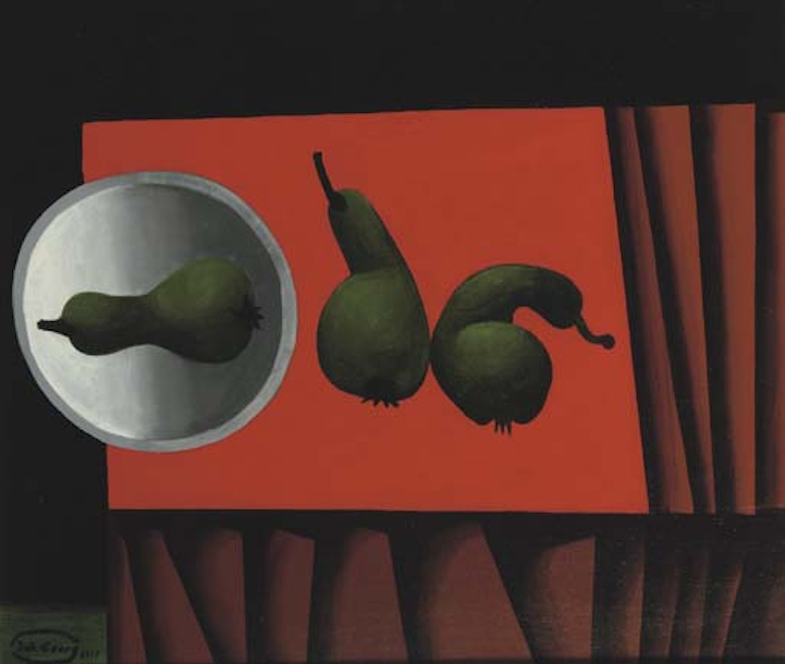 Still life with pears by Johann Georg Müller