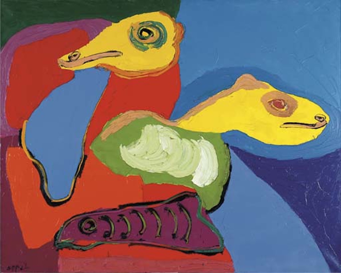 Deux freres inconnus by Karel Appel