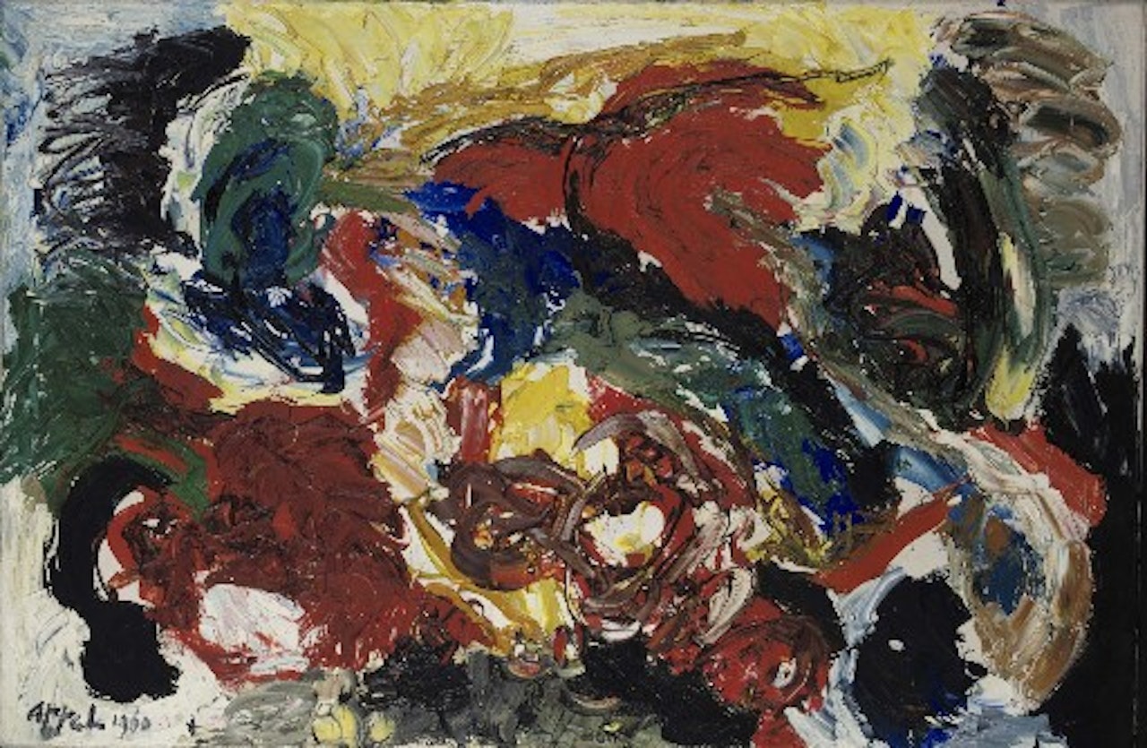 Happy fun fair by Karel Appel