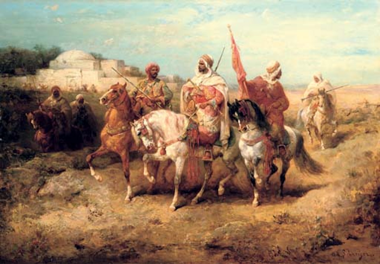 The noble warriors by Adolf Schreyer