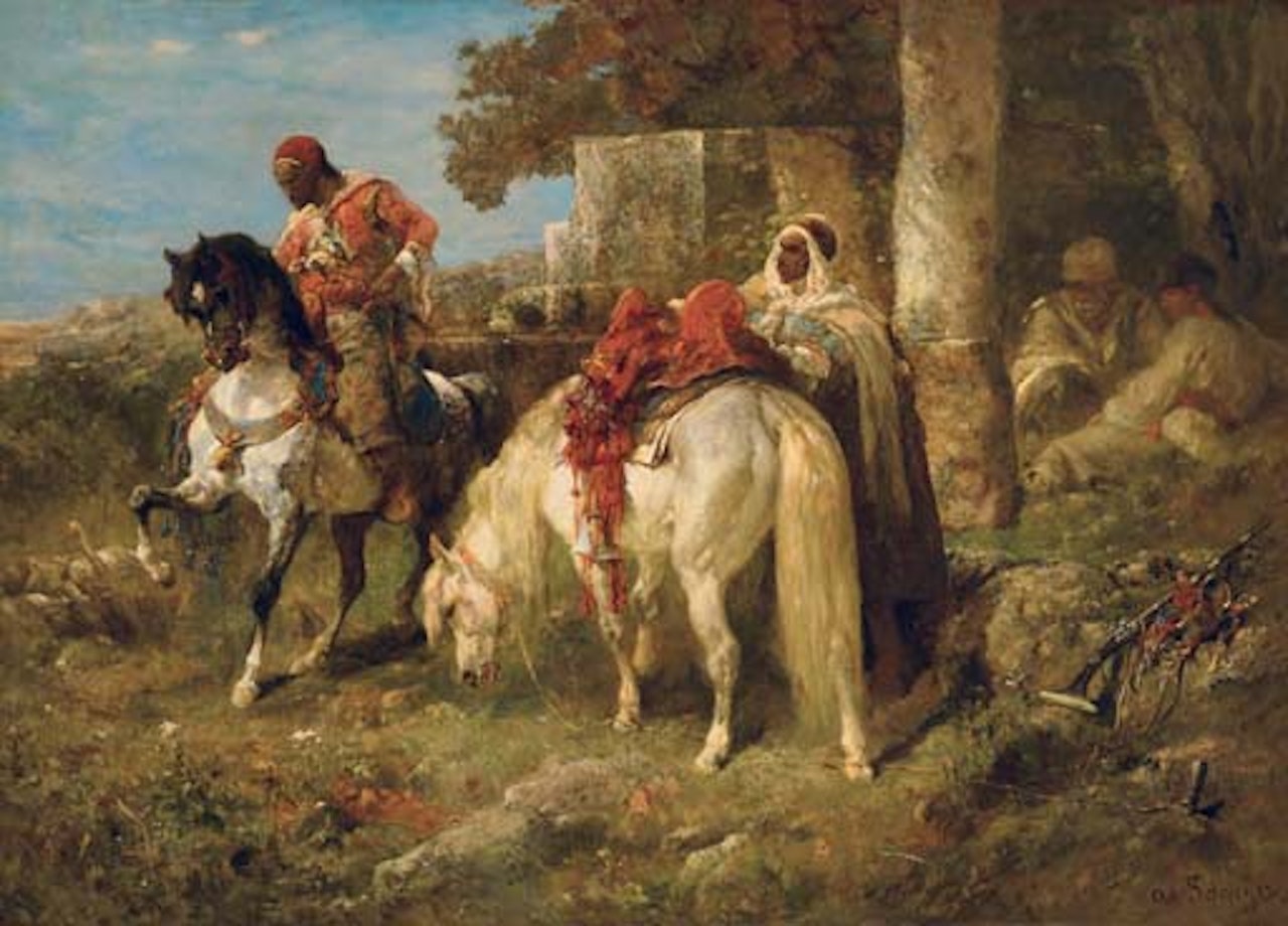 The departure by Adolf Schreyer