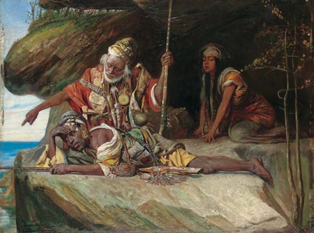 Mountain warriors by Gyula Tornai